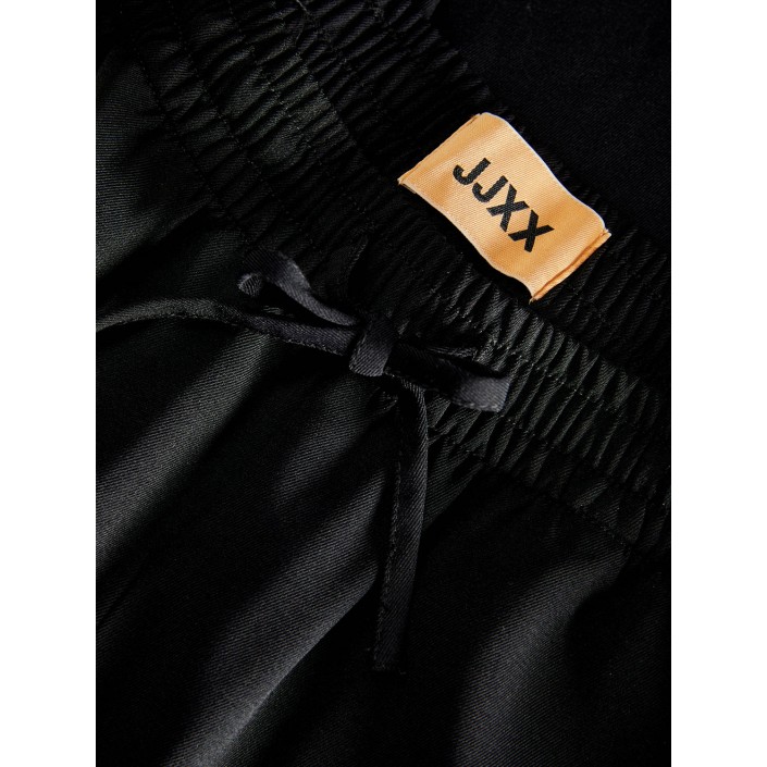 JACK&JONES ORIGINALS JXLIA DETAIL MW STRING PANT PNT Black/White piping | Freewear JXLIA DETAIL MW STRING PANT PNT - www.freewear.nl - Freewear
