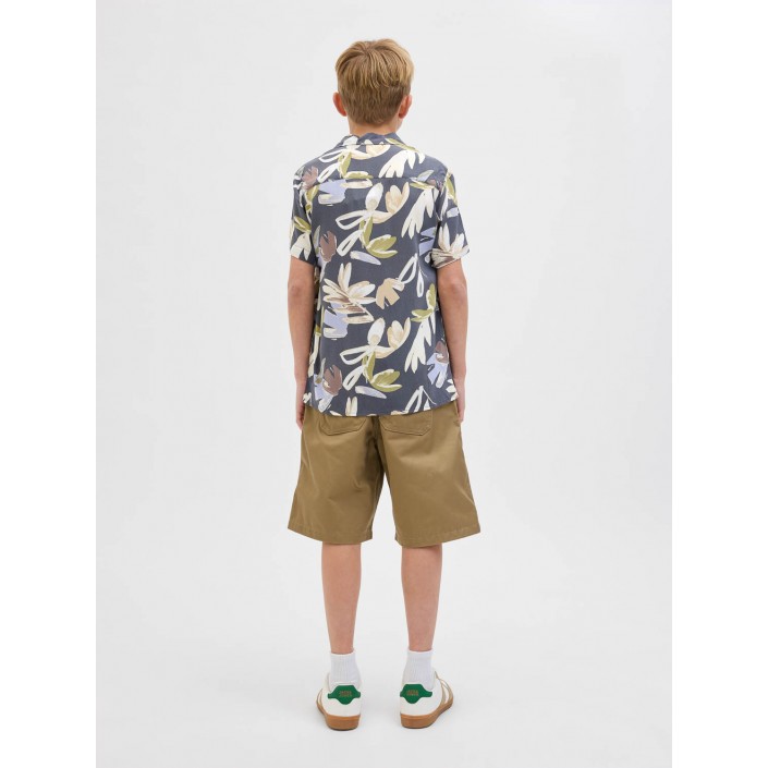 jack en jones boys JORLUKE VARENNA AOP SHIRT SS JNR Iron Gate | Freewear JORLUKE VARENNA AOP SHIRT SS JNR - www.freewear.nl - Freewear