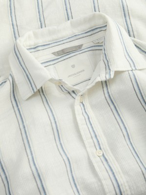 JACK%JONES PREMIUM JPRCCREGENT DOBBY L/S SHIRT Chambray Blue/COMFORT FIT | Freewear JPRCCREGENT DOBBY L/S SHIRT - www.freewear.nl - Freewear