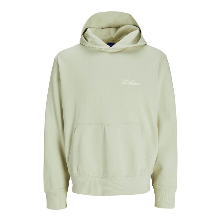 JACK&JONES ORIGINALS JORPAROS TYPE SWEAT HOOD BACK Celadon Tint | Freewear JORPAROS TYPE SWEAT HOOD BACK - www.freewear.nl - Freewear