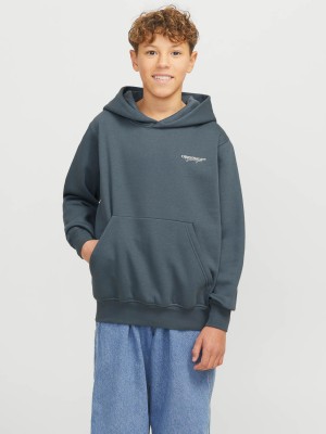 jack en jones boys JORISLINGTON BACK SWEAT HOOD SN JNR Stormy Weather | Freewear JORISLINGTON BACK SWEAT HOOD SN JNR - www.freewear.nl - Freewear