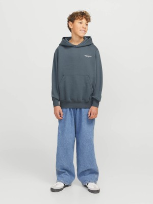 jack en jones boys JORISLINGTON BACK SWEAT HOOD SN JNR Stormy Weather | Freewear JORISLINGTON BACK SWEAT HOOD SN JNR - www.freewear.nl - Freewear