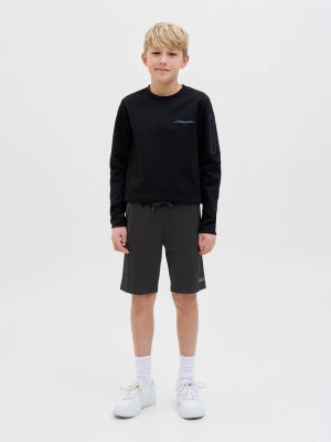 jack en jones boys JPSTGORDON JJFUSION SWEAT SHORTS N : Black | Freewear JPSTGORDON JJFUSION SWEAT SHORTS N : - www.freewear.nl - Freewear