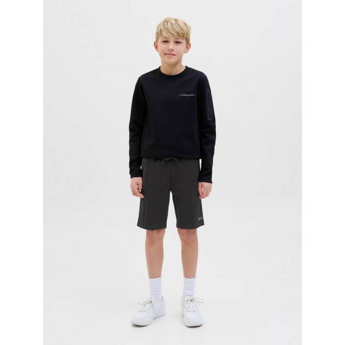 jack en jones boys JPSTGORDON JJFUSION SWEAT SHORTS N : Black | Freewear JPSTGORDON JJFUSION SWEAT SHORTS N : - www.freewear.nl - Freewear
