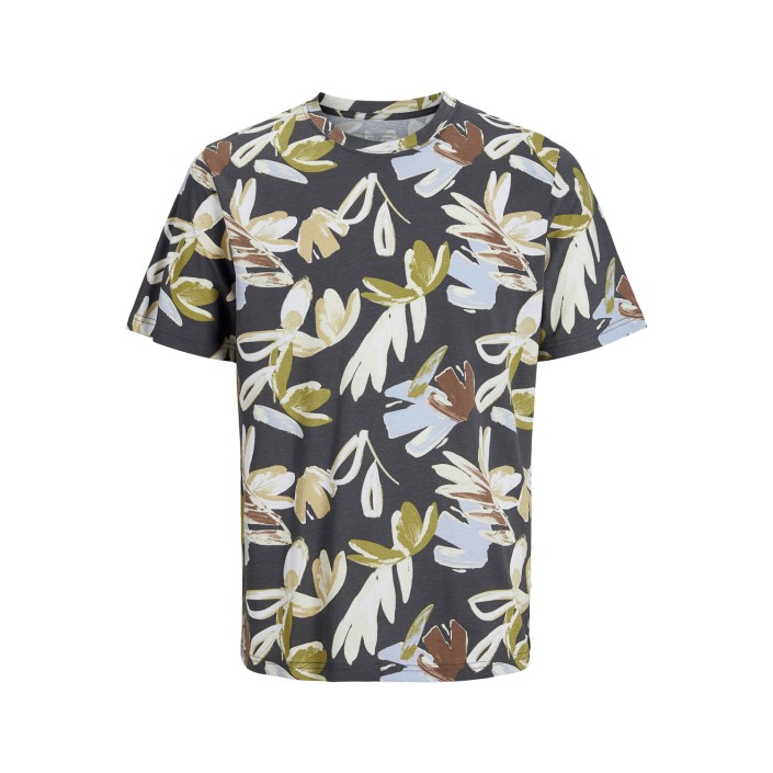 jack en jones boys JORVARENNA AOP TEE SS CREW NECK JNR Iron Gate/AOP | Freewear JORVARENNA AOP TEE SS CREW NECK JNR - www.freewear.nl - Freewear