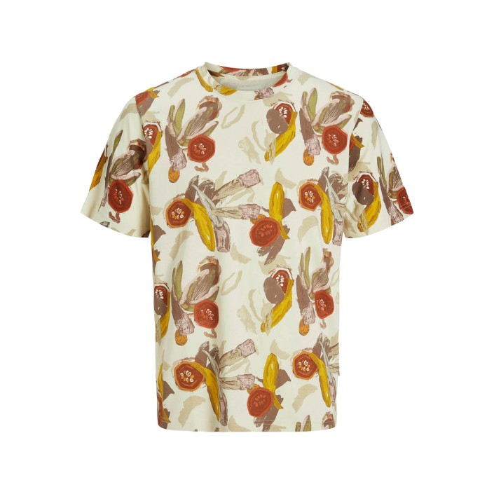 jack en jones boys JORVARENNA AOP TEE SS CREW NECK JNR Antique White/AOP | Freewear JORVARENNA AOP TEE SS CREW NECK JNR - www.freewear.nl - Freewear