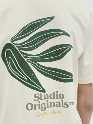 jack en jones boys JORPAROS ELEMENT BACK TEE SS CREW J: Antique White | Freewear JORPAROS ELEMENT BACK TEE SS CREW J: - www.freewear.nl - Freewear