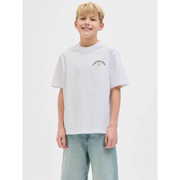 jack en jones boys JORPAROS ELEMENT BACK TEE SS CREW J: Bright White | Freewear JORPAROS ELEMENT BACK TEE SS CREW J: - www.freewear.nl - Freewear
