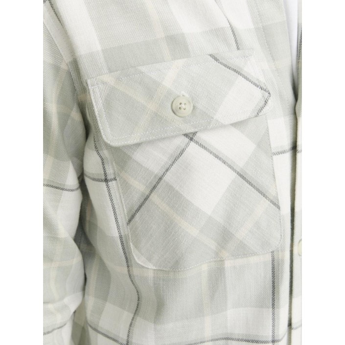 JACK%JONES PREMIUM JPRCCRAYMOND SPRING CHECK OVERSHIRT: Aqua Gray | Freewear JPRCCRAYMOND SPRING CHECK OVERSHIRT: - www.freewear.nl - Freewear