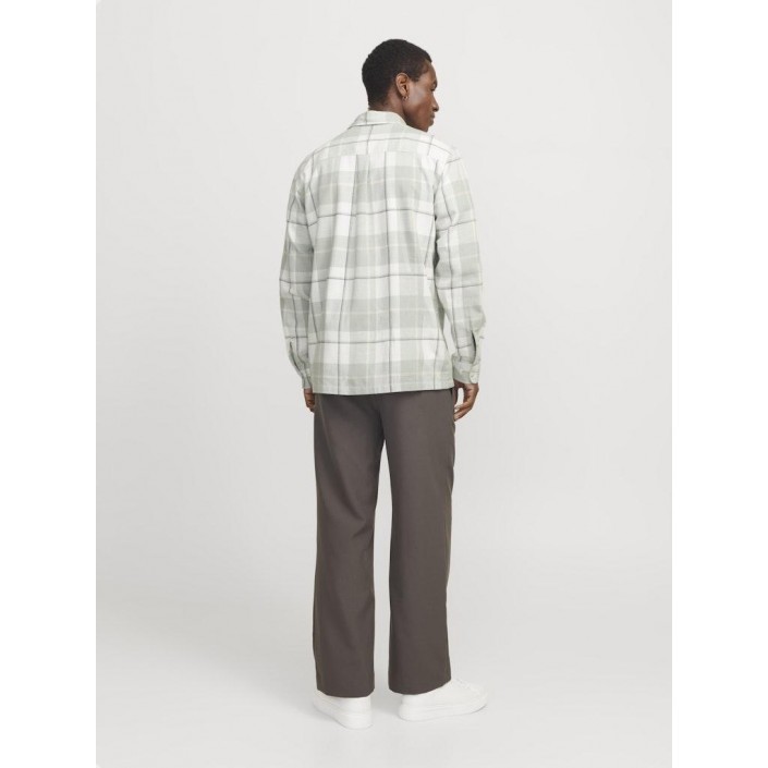 JACK%JONES PREMIUM JPRCCRAYMOND SPRING CHECK OVERSHIRT: Aqua Gray | Freewear JPRCCRAYMOND SPRING CHECK OVERSHIRT: - www.freewear.nl - Freewear