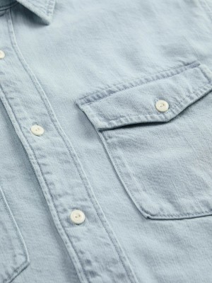 JACK%JONES PREMIUM JPRBLUBRUCE DENIM L/S SHIRT Light Blue Denim | Freewear JPRBLUBRUCE DENIM L/S SHIRT - www.freewear.nl - Freewear