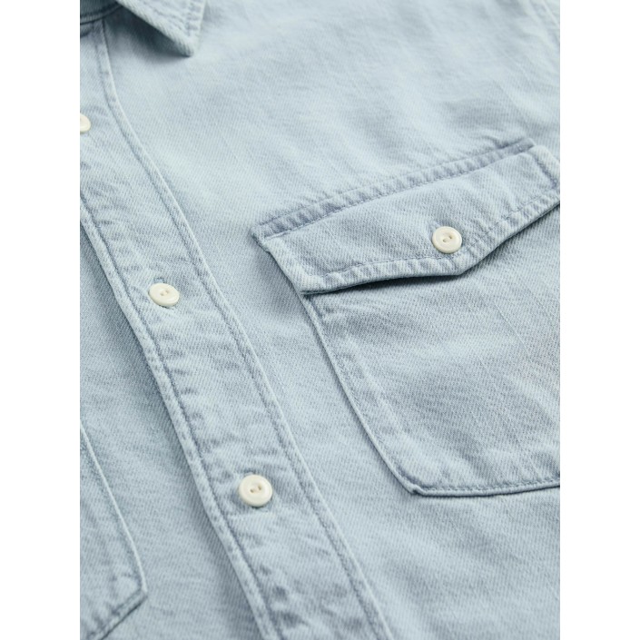 JACK%JONES PREMIUM JPRBLUBRUCE DENIM L/S SHIRT Light Blue Denim | Freewear JPRBLUBRUCE DENIM L/S SHIRT - www.freewear.nl - Freewear