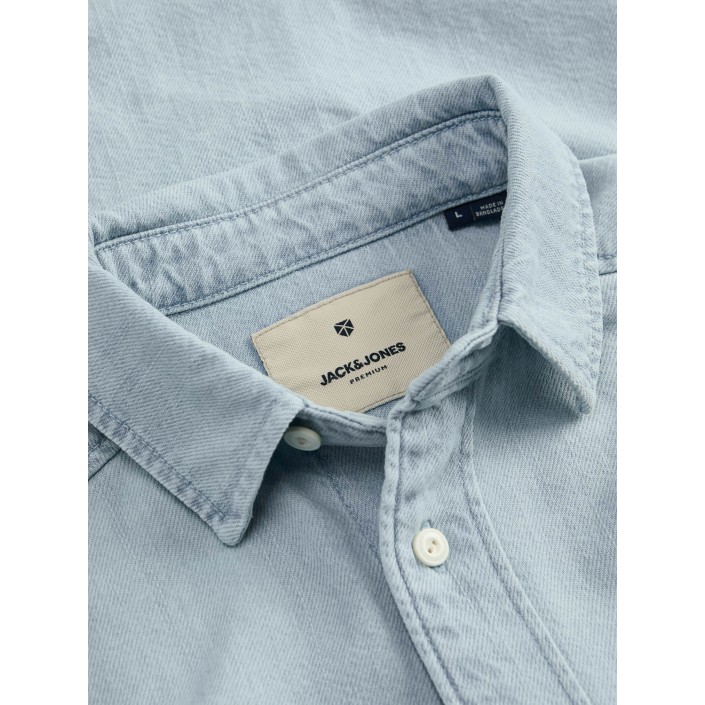 JACK%JONES PREMIUM JPRBLUBRUCE DENIM L/S SHIRT Light Blue Denim | Freewear JPRBLUBRUCE DENIM L/S SHIRT - www.freewear.nl - Freewear