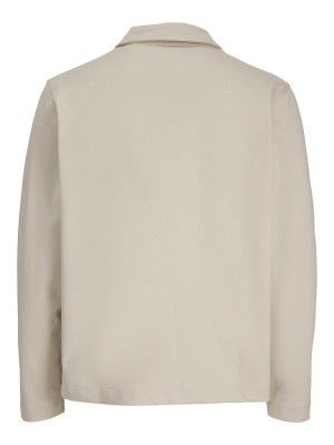JACK%JONES PREMIUM JPRBLAPETE SWEAT OVERSHIRT Silver Lining | Freewear JPRBLAPETE SWEAT OVERSHIRT - www.freewear.nl - Freewear