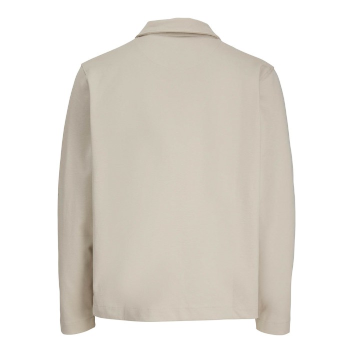 JACK%JONES PREMIUM JPRBLAPETE SWEAT OVERSHIRT Silver Lining | Freewear JPRBLAPETE SWEAT OVERSHIRT - www.freewear.nl - Freewear