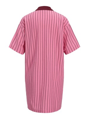 JACK&JONES ORIGINALS JXEMMA SS POLO SHORT DRESS JRS Morning Glory/CABERNET | Freewear JXEMMA SS POLO SHORT DRESS JRS - www.freewear.nl - Freewear
