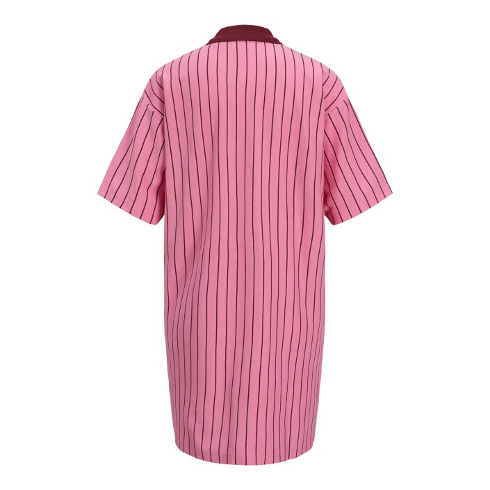 JACK&JONES ORIGINALS JXEMMA SS POLO SHORT DRESS JRS Morning Glory/CABERNET | Freewear JXEMMA SS POLO SHORT DRESS JRS - www.freewear.nl - Freewear