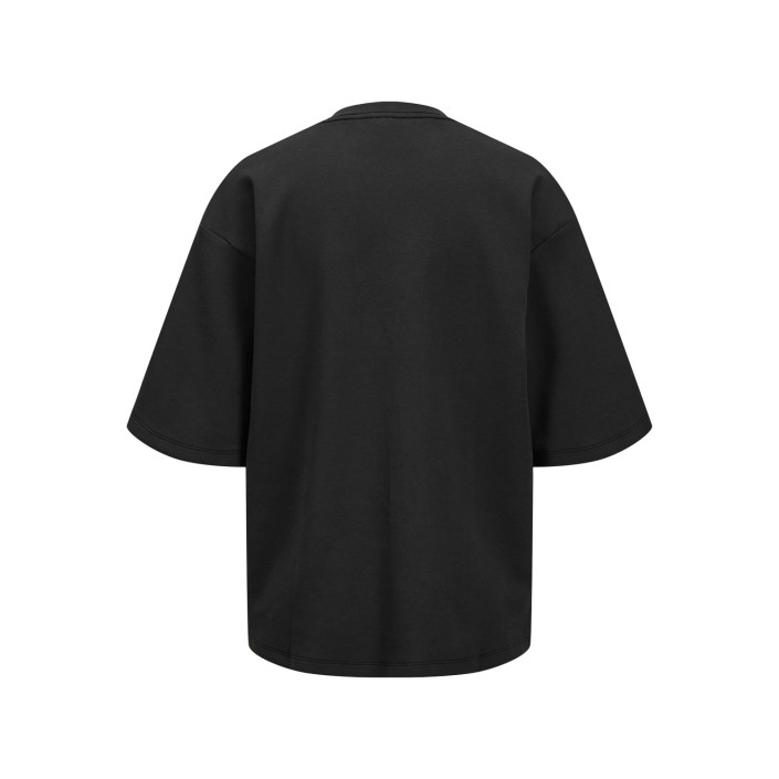 JACK&JONES ORIGINALS JXODA LOOSE SS CREW NECK TEE SWT Phantom/Bright White STUDIO 2020 | Freewear JXODA LOOSE SS CREW NECK TEE SWT - www.freewear.nl - Freewear