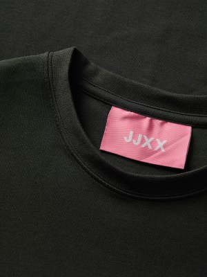 JACK&JONES ORIGINALS JXODA LOOSE SS CREW NECK TEE SWT Phantom/Bright White STUDIO 2020 | Freewear JXODA LOOSE SS CREW NECK TEE SWT - www.freewear.nl - Freewear