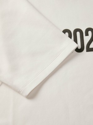 JACK&JONES ORIGINALS JXODA LOOSE SS CREW NECK TEE SWT Bright White/Black STUDIO 2020 | Freewear JXODA LOOSE SS CREW NECK TEE SWT - www.freewear.nl - Freewear