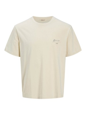 jack en jones boys JORALMERIA WORLD TEE SS CREW NECK J: Antique White | Freewear JORALMERIA WORLD TEE SS CREW NECK J: - www.freewear.nl - Freewear