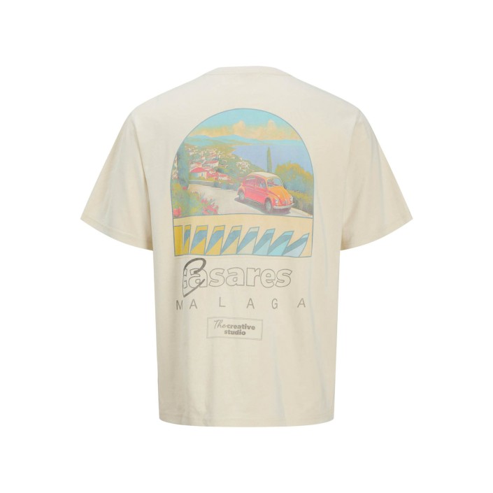 jack en jones boys JORALMERIA WORLD TEE SS CREW NECK J: Antique White | Freewear JORALMERIA WORLD TEE SS CREW NECK J: - www.freewear.nl - Freewear