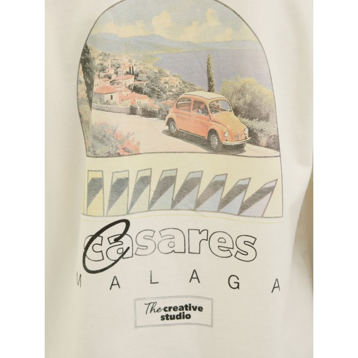 jack en jones boys JORALMERIA WORLD TEE SS CREW NECK J: Antique White | Freewear JORALMERIA WORLD TEE SS CREW NECK J: - www.freewear.nl - Freewear
