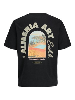 jack en jones boys JORALMERIA WORLD TEE SS CREW NECK J: Black | Freewear JORALMERIA WORLD TEE SS CREW NECK J: - www.freewear.nl - Freewear