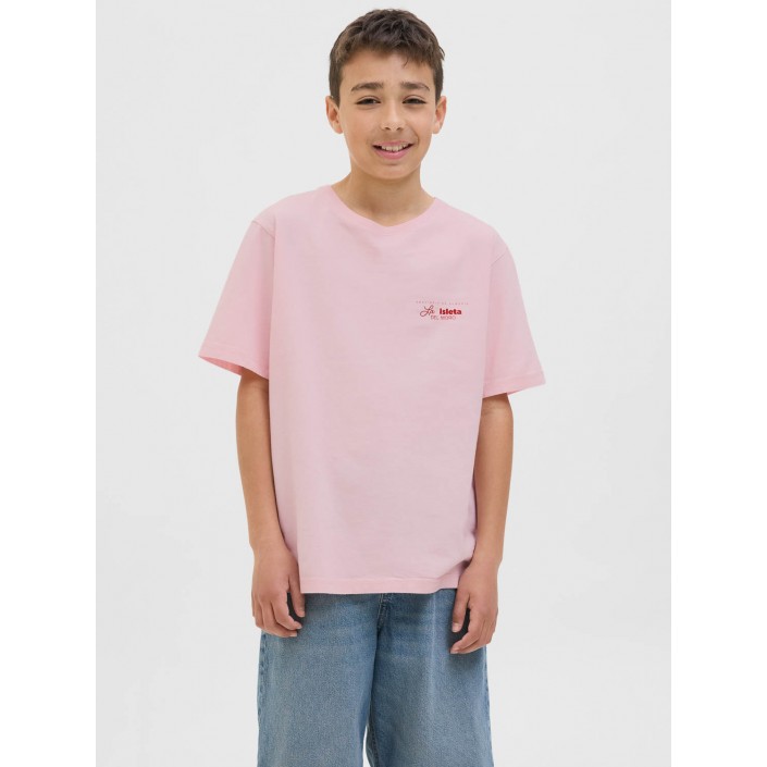 jack en jones boys JORALMERIA WORLD TEE SS CREW NECK J: Tickled Pink | Freewear JORALMERIA WORLD TEE SS CREW NECK J: - www.freewear.nl - Freewear