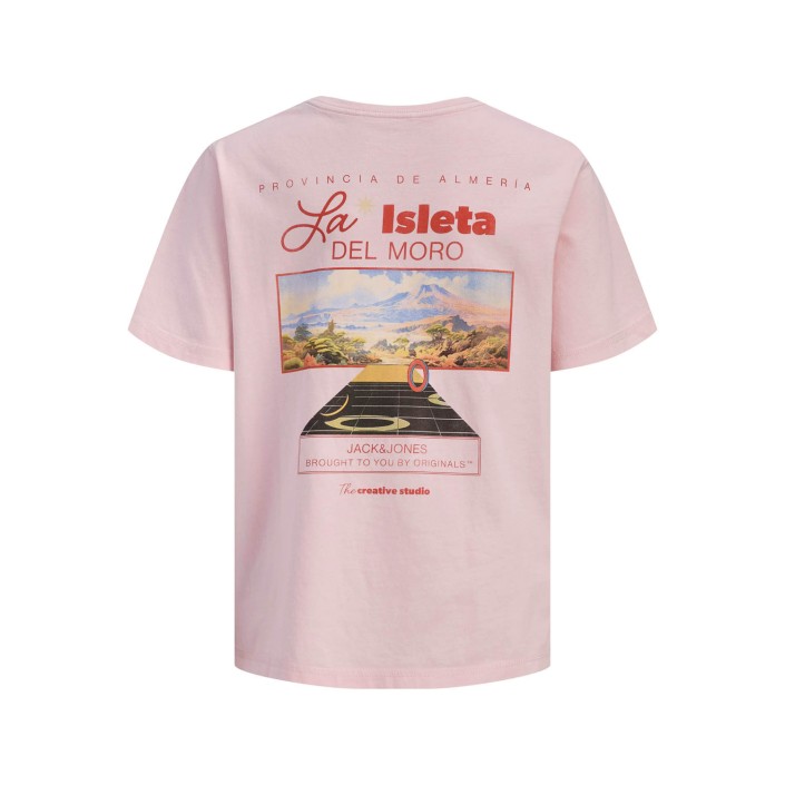 jack en jones boys JORALMERIA WORLD TEE SS CREW NECK J: Tickled Pink | Freewear JORALMERIA WORLD TEE SS CREW NECK J: - www.freewear.nl - Freewear