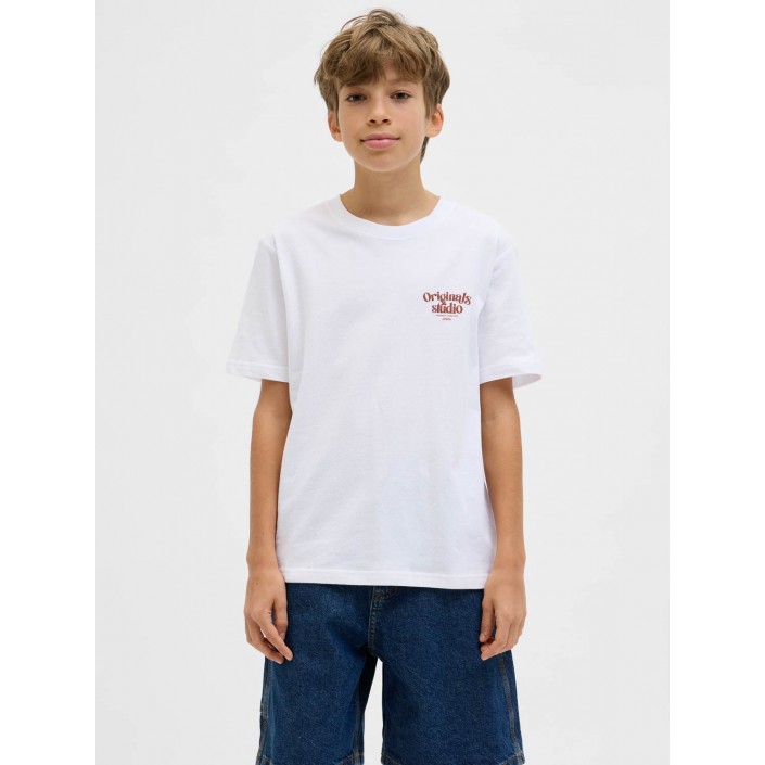 jack en jones boys JORACAPULCO TYPE TEE SS CREW NECK J: Bright White | Freewear JORACAPULCO TYPE TEE SS CREW NECK J: - www.freewear.nl - Freewear