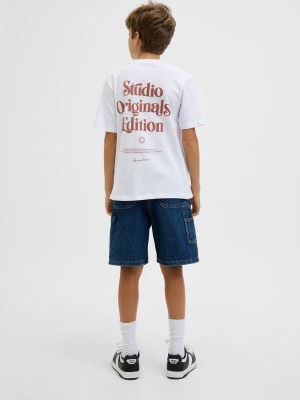 jack en jones boys JORACAPULCO TYPE TEE SS CREW NECK J: Bright White | Freewear JORACAPULCO TYPE TEE SS CREW NECK J: - www.freewear.nl - Freewear