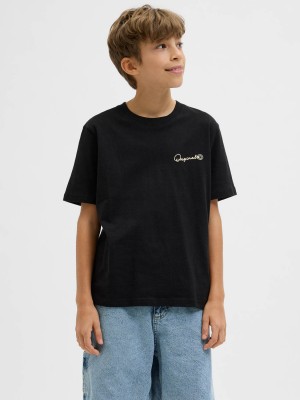 jack en jones boys JORACAPULCO TYPE TEE SS CREW NECK J: Black | Freewear JORACAPULCO TYPE TEE SS CREW NECK J: - www.freewear.nl - Freewear