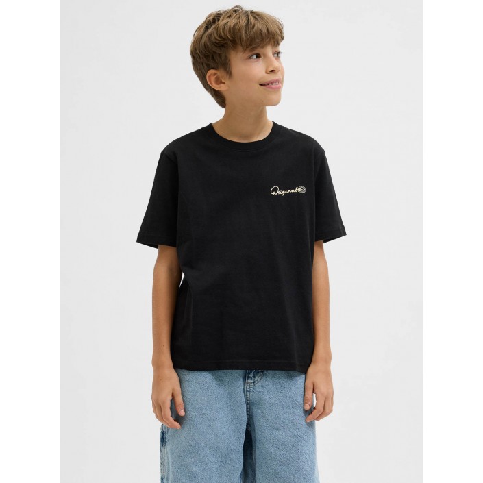 jack en jones boys JORACAPULCO TYPE TEE SS CREW NECK J: Black | Freewear JORACAPULCO TYPE TEE SS CREW NECK J: - www.freewear.nl - Freewear