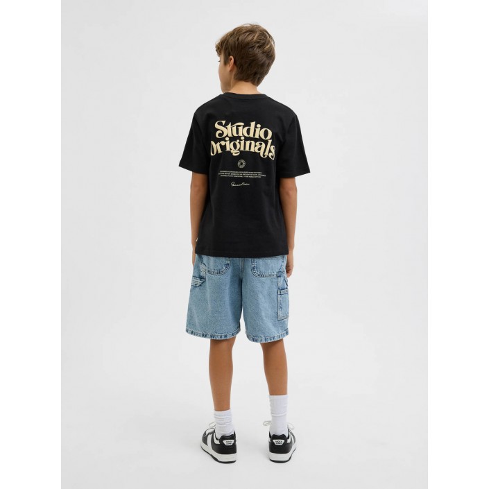 jack en jones boys JORACAPULCO TYPE TEE SS CREW NECK J: Black | Freewear JORACAPULCO TYPE TEE SS CREW NECK J: - www.freewear.nl - Freewear