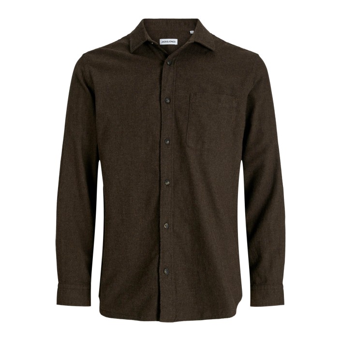 Jack & Jones:JACK&JONES ESSENTIALS JJECLASSIC MELANGE SHIRT L/S NOOS Delicioso | Freewear JJECLASSIC MELANGE SHIRT L/S NOOS - www.freewear.nl - Freewear