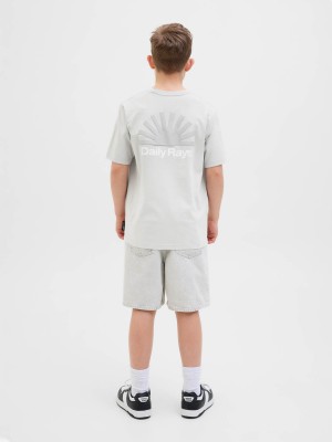 jack en jones boys JCOINFINITY SUN BACK TEE SS CREW N : Gray Dawn | Freewear JCOINFINITY SUN BACK TEE SS CREW N : - www.freewear.nl - Freewear
