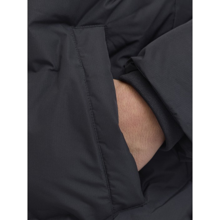 Jack & Jones:JACK&JONES ESSENTIALS JJESOHO PUFFER HOOD SN Black | Freewear JJESOHO PUFFER HOOD SN - www.freewear.nl - Freewear