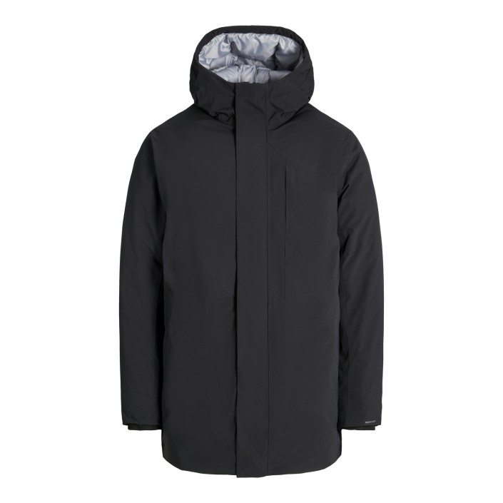 Jack & Jones:JACK&JONES ESSENTIALS JJEKEEN PARKA AW25 SN Black | Freewear JJEKEEN PARKA AW25 SN - www.freewear.nl - Freewear