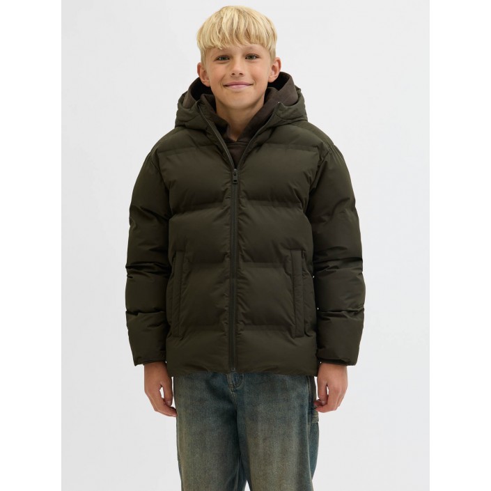 jack en jones boys JJESOHO PUFFER HOOD SN JNR Rosin | Freewear JJESOHO PUFFER HOOD SN JNR - www.freewear.nl - Freewear