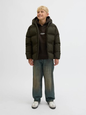 jack en jones boys JJESOHO PUFFER HOOD SN JNR Rosin | Freewear JJESOHO PUFFER HOOD SN JNR - www.freewear.nl - Freewear