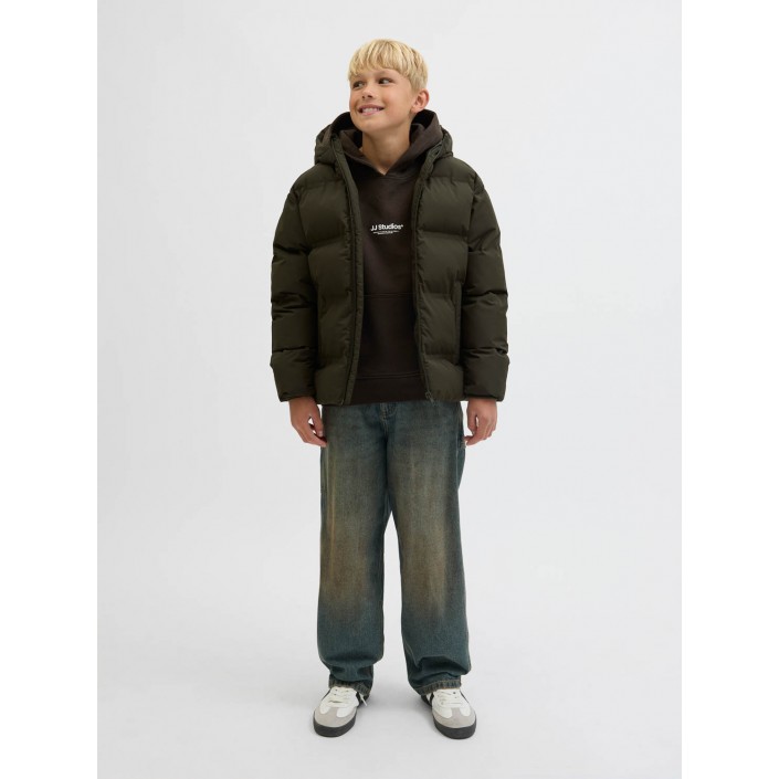jack en jones boys JJESOHO PUFFER HOOD SN JNR Rosin | Freewear JJESOHO PUFFER HOOD SN JNR - www.freewear.nl - Freewear