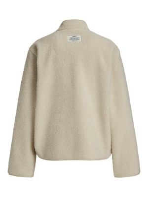 JACK&JONES ORIGINALS JXDAWN TEDDY JACKET OTW Moonbeam | Freewear JXDAWN TEDDY JACKET OTW - www.freewear.nl - Freewear