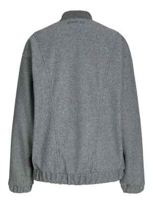 JACK&JONES ORIGINALS JXNOA BOMBER JACKET OTW Medium Grey Melange | Freewear JXNOA BOMBER JACKET OTW - www.freewear.nl - Freewear