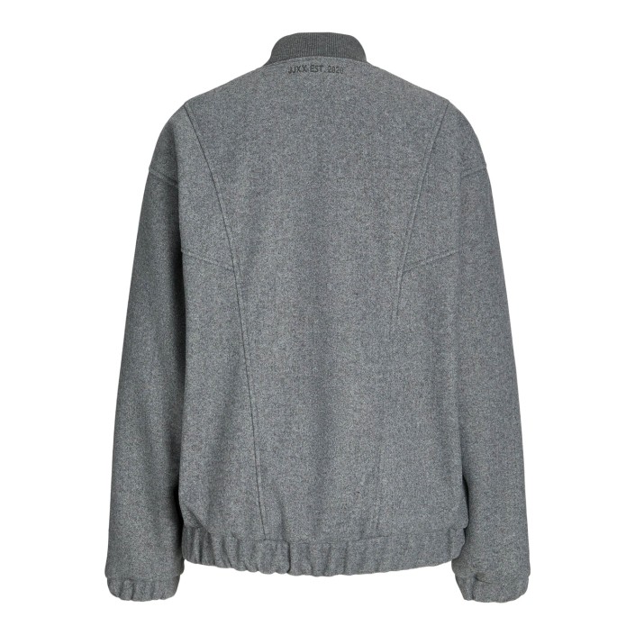 JACK&JONES ORIGINALS JXNOA BOMBER JACKET OTW Medium Grey Melange | Freewear JXNOA BOMBER JACKET OTW - www.freewear.nl - Freewear