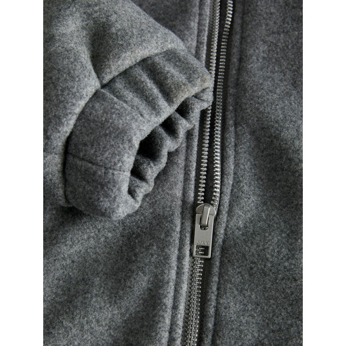 JACK&JONES ORIGINALS JXNOA BOMBER JACKET OTW Medium Grey Melange | Freewear JXNOA BOMBER JACKET OTW - www.freewear.nl - Freewear