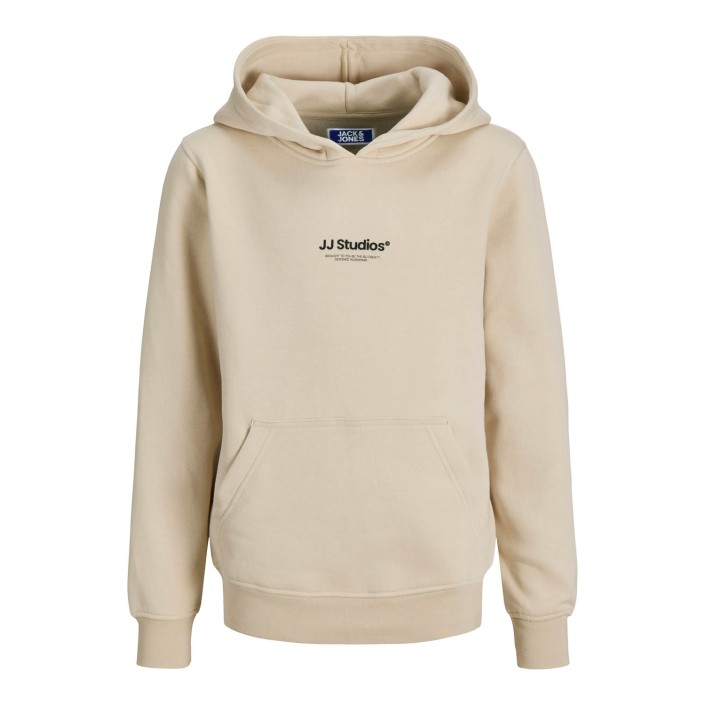 jack en jones boys JJESOHO SWEAT HOOD NOOS JNR Moonbeam | Freewear JJESOHO SWEAT HOOD NOOS JNR - www.freewear.nl - Freewear
