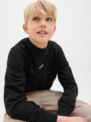 jack en jones boys JJESOHO SWEAT CREW NECK SN JNR Black | Freewear JJESOHO SWEAT CREW NECK SN JNR - www.freewear.nl - Freewear