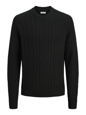 JACK&JONES ORIGINALS JJPAUL KNIT CREW NECK Black | Freewear JJPAUL KNIT CREW NECK - www.freewear.nl - Freewear