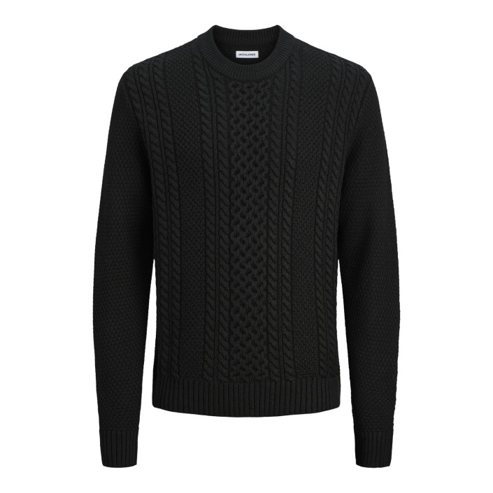 JACK&JONES ORIGINALS JJPAUL KNIT CREW NECK Black | Freewear JJPAUL KNIT CREW NECK - www.freewear.nl - Freewear